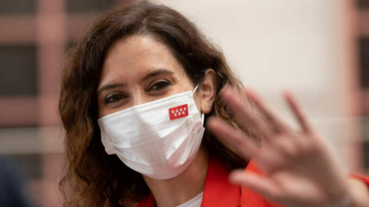 La presidenta de la Comunidad de Madrid, Isabel Díaz Ayuso.