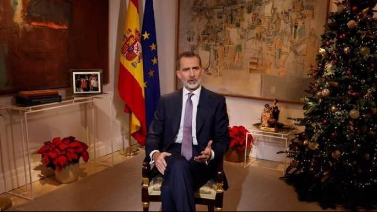 El Rey, en su mensaje de este viernes.