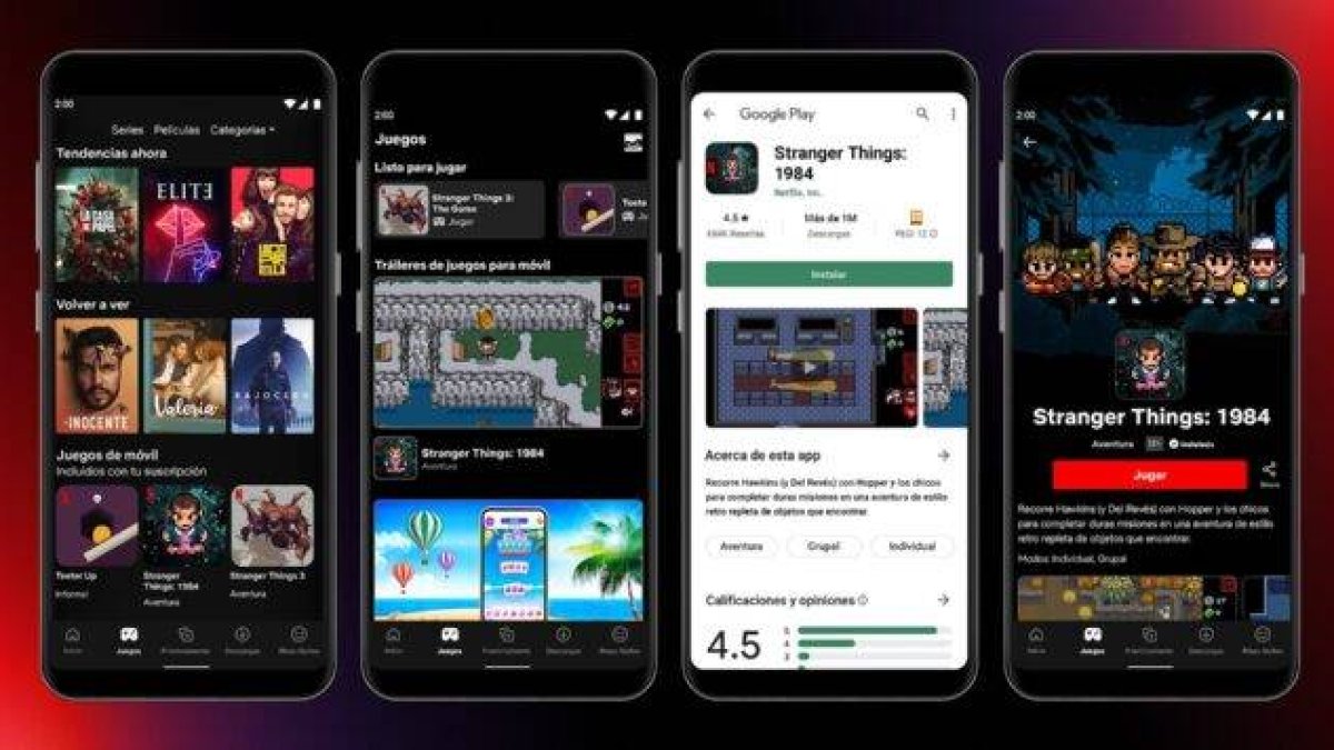 Netflix aterriza en el sector de los videojuegos con estos títulos