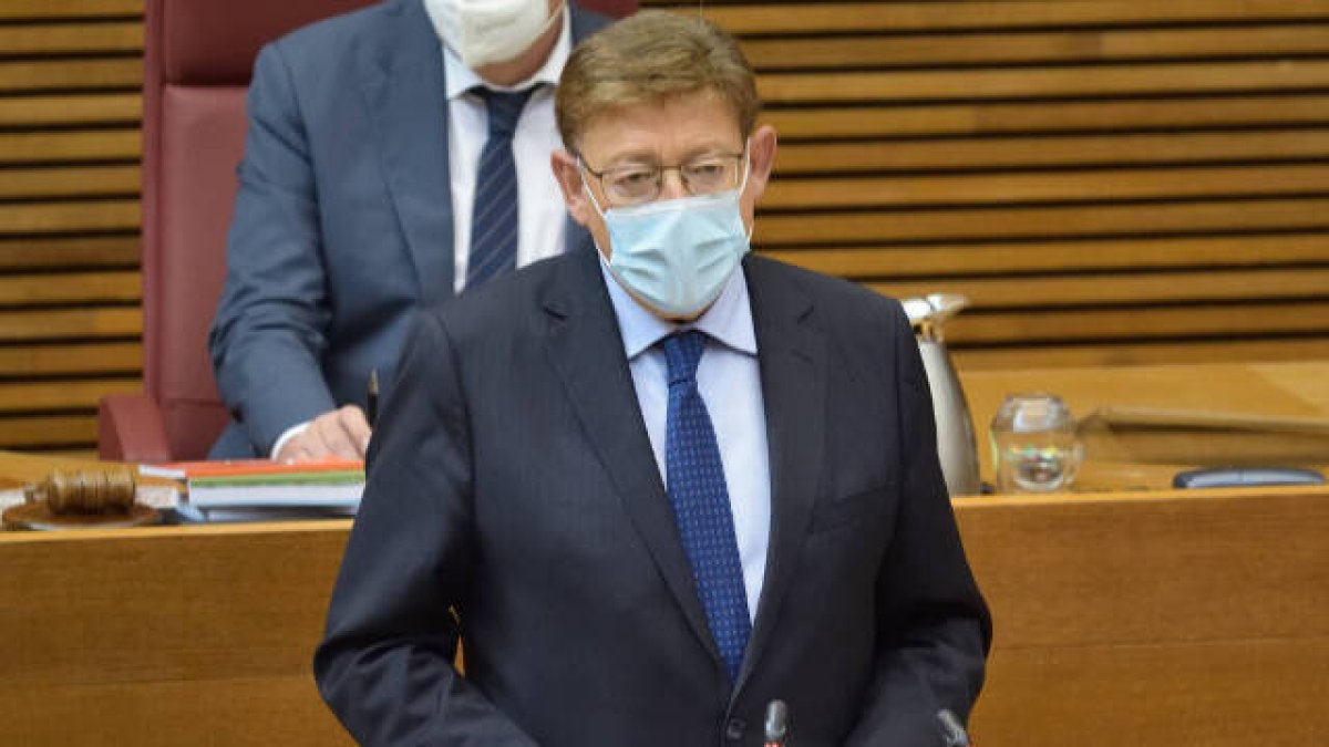 Ximo Puig durante el Debate de Política General de 2021