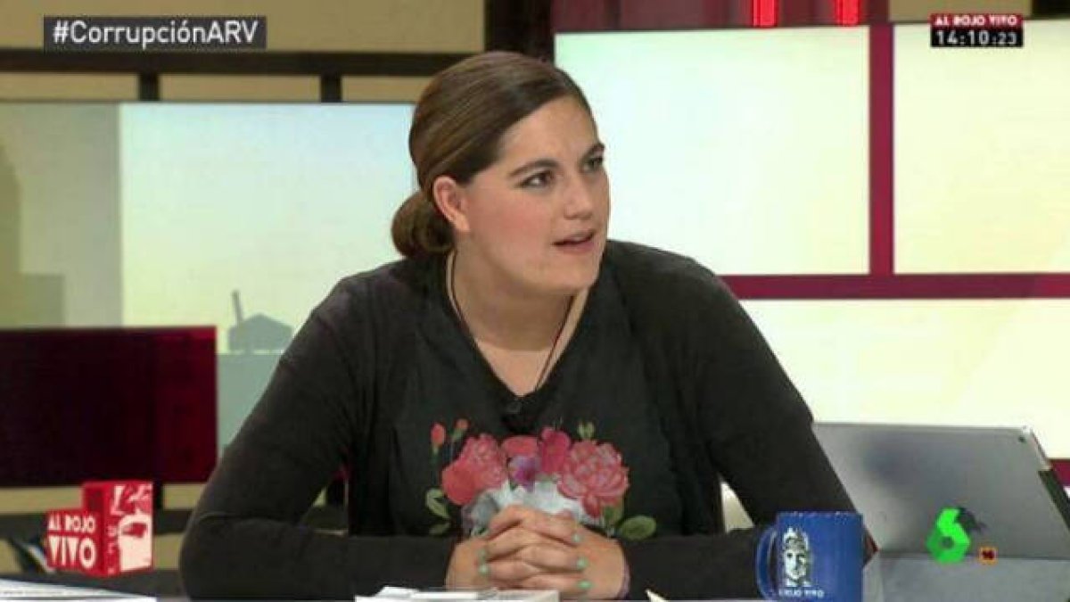 Loreto Ochando en una de sus apareciones en La Sexta