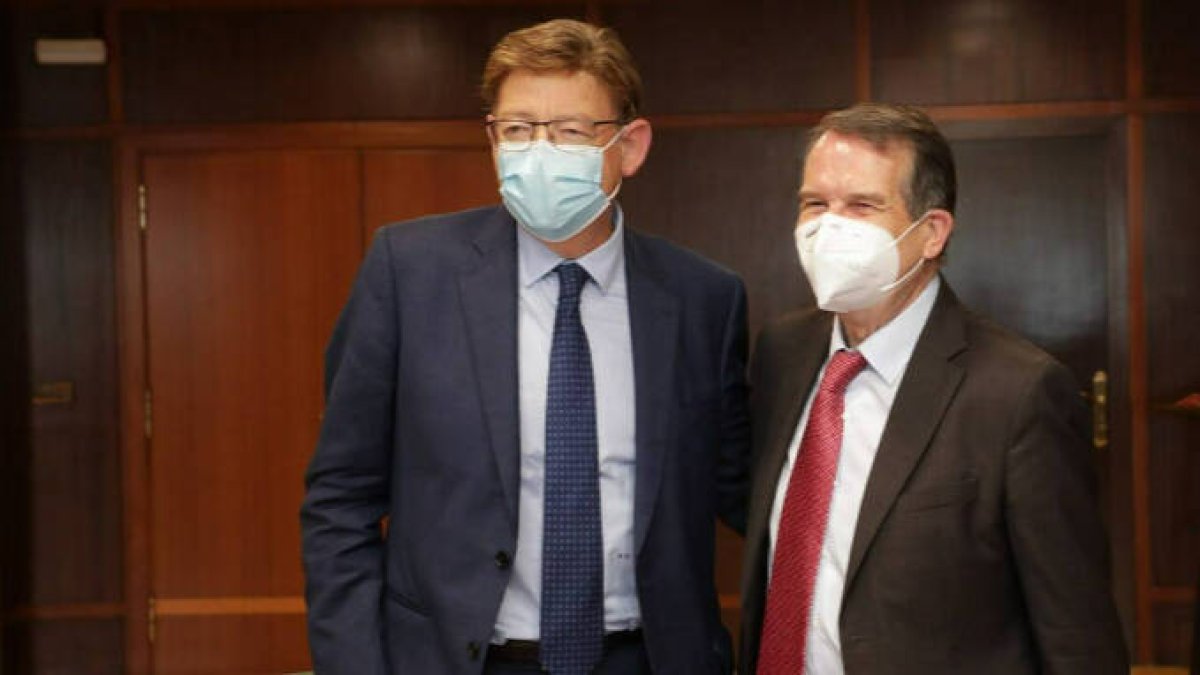 Ximo Puig y Abel Caballero