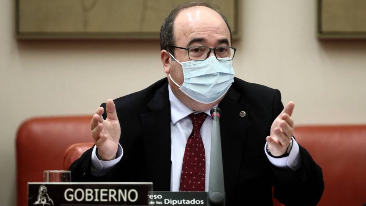 El ministro de Política Territorial y Función Pública, Miquel Iceta