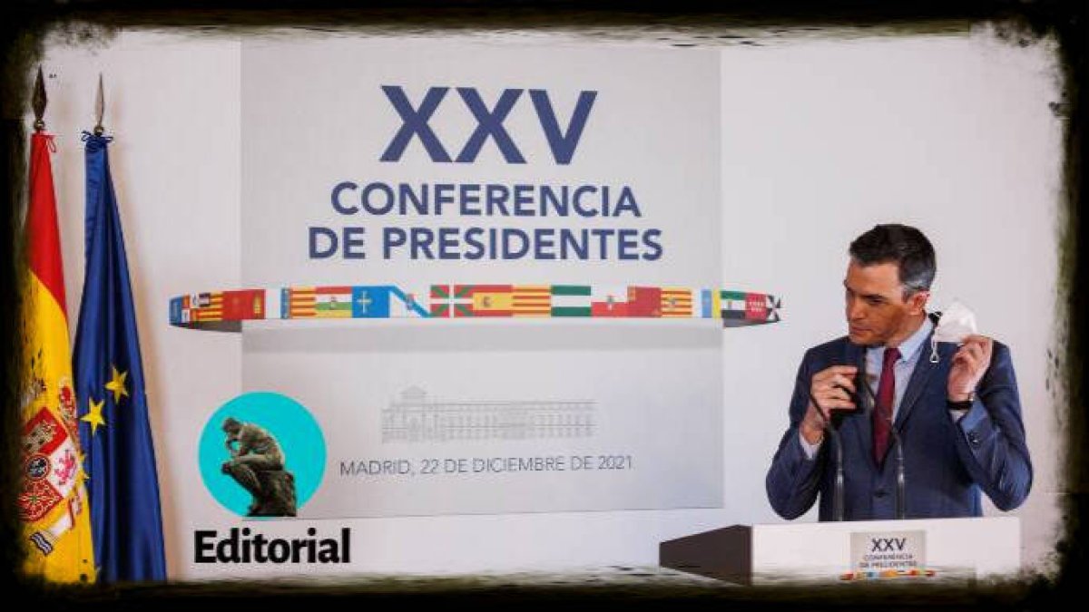 Pedro Sánchez en la Conferencia de Presidentes