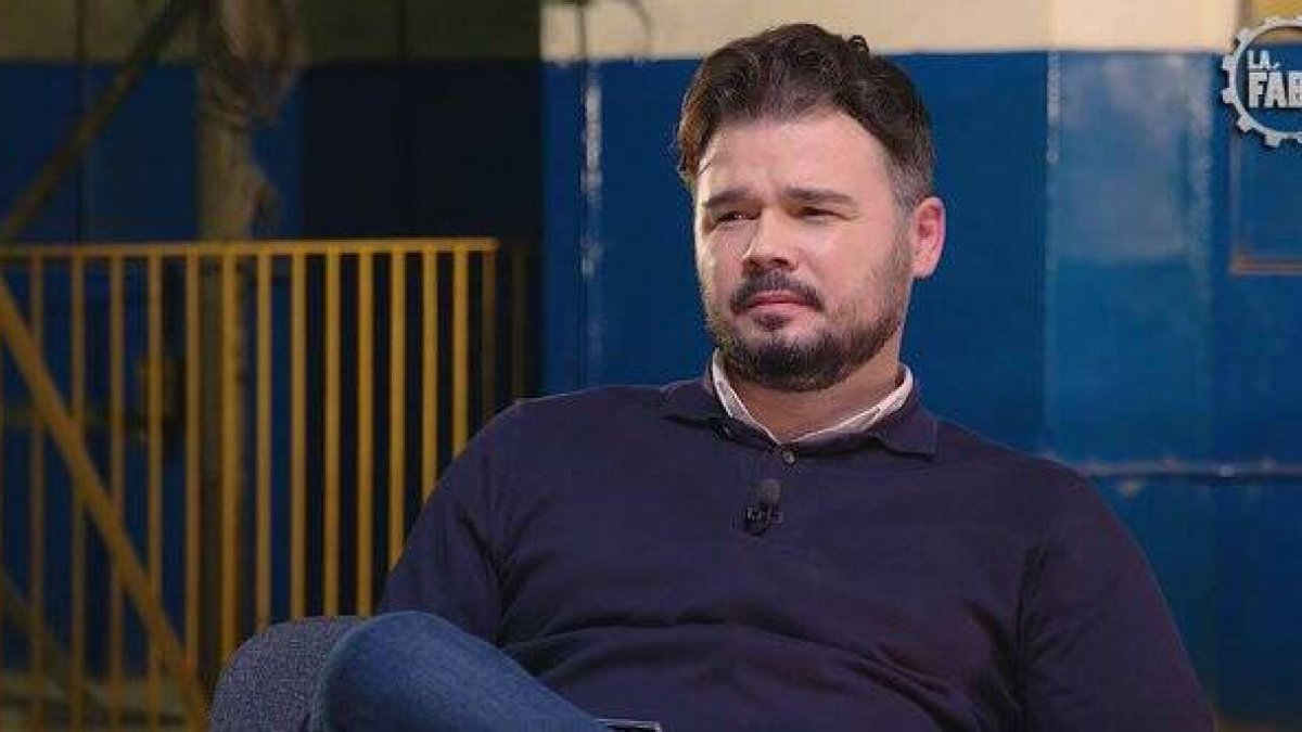 El diputado de ERC, Gabriel Rufián.