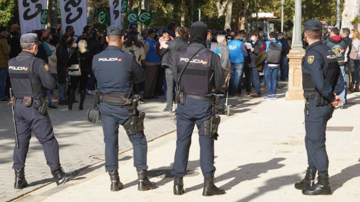 Protesta por la Ley de Seguridad aprobada por el Gobierno