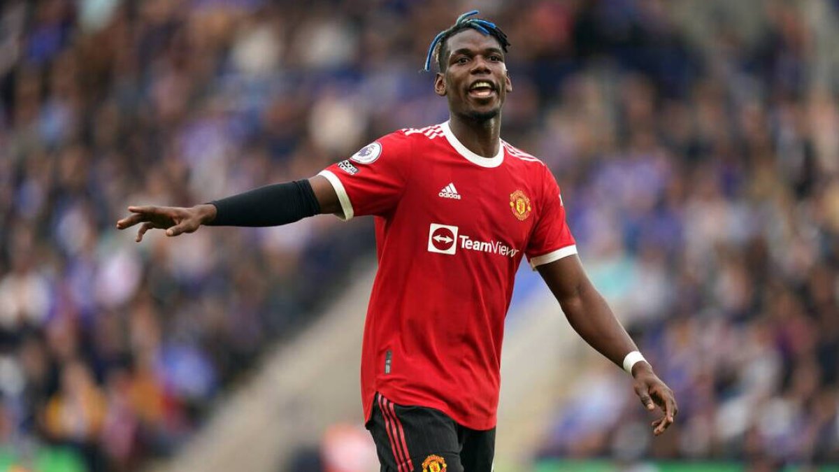 Pogba, durante un partido de esta temporada