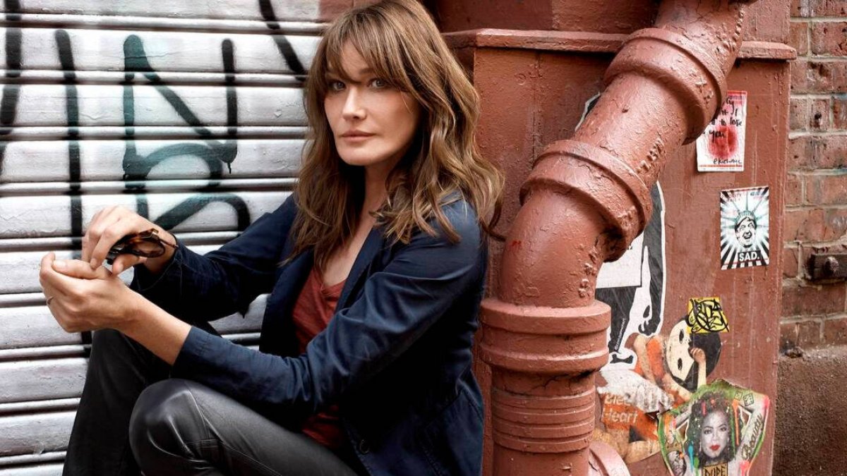 La cantautora Carla Bruni.