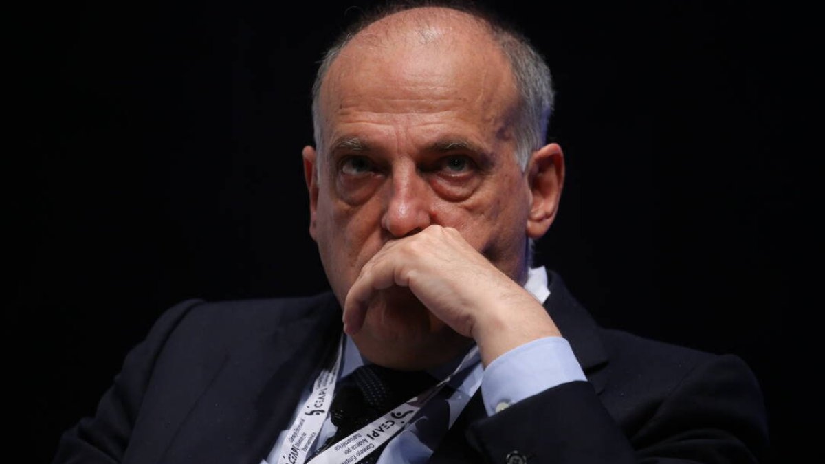 El presidente de LaLiga, Javier Tebas