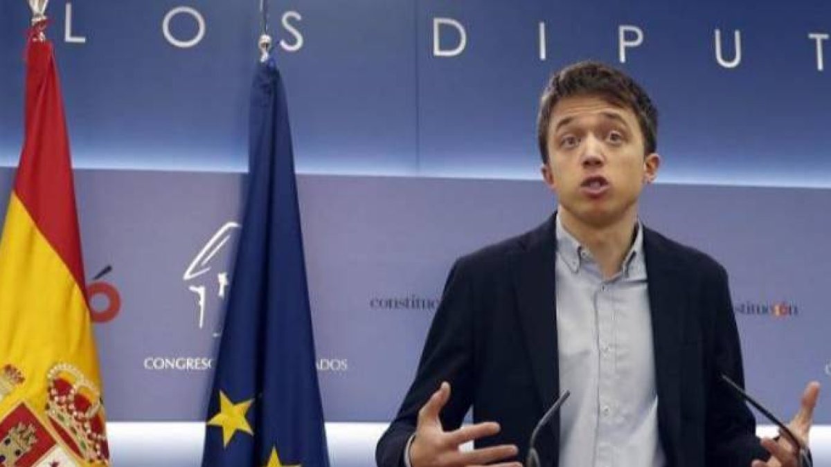 Errejón en el Congreso.