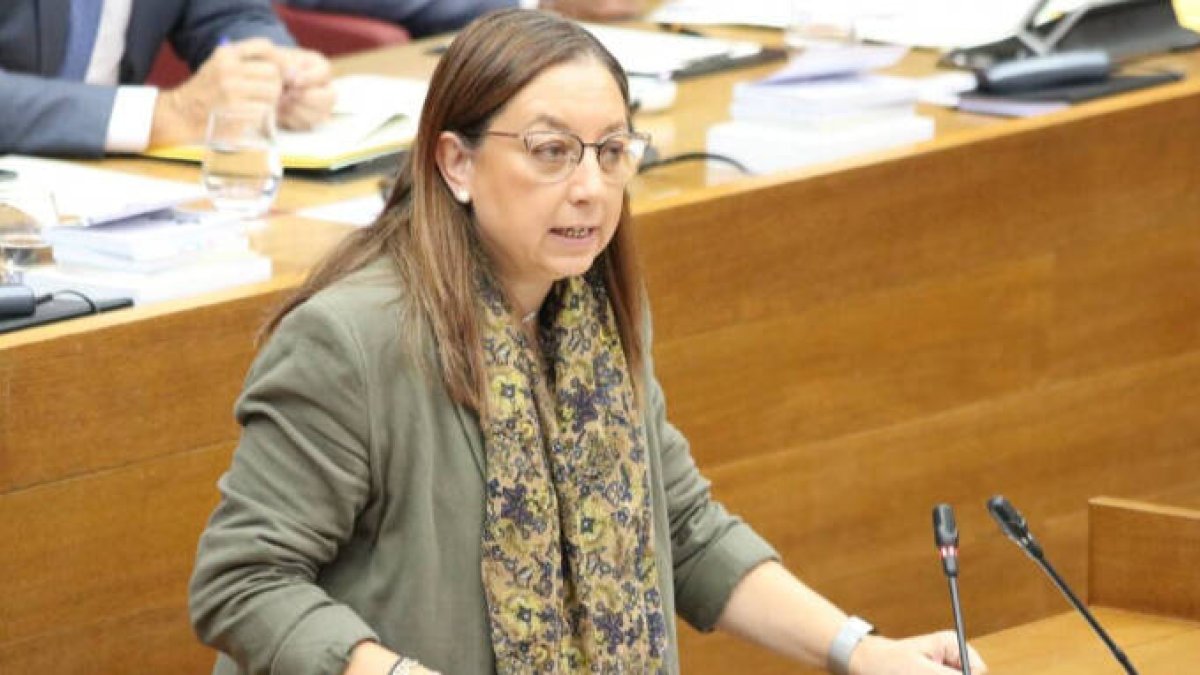Llanos Massó, portavoz adjunta del Grupo Parlamentario VOX en las Cortes Valencianas