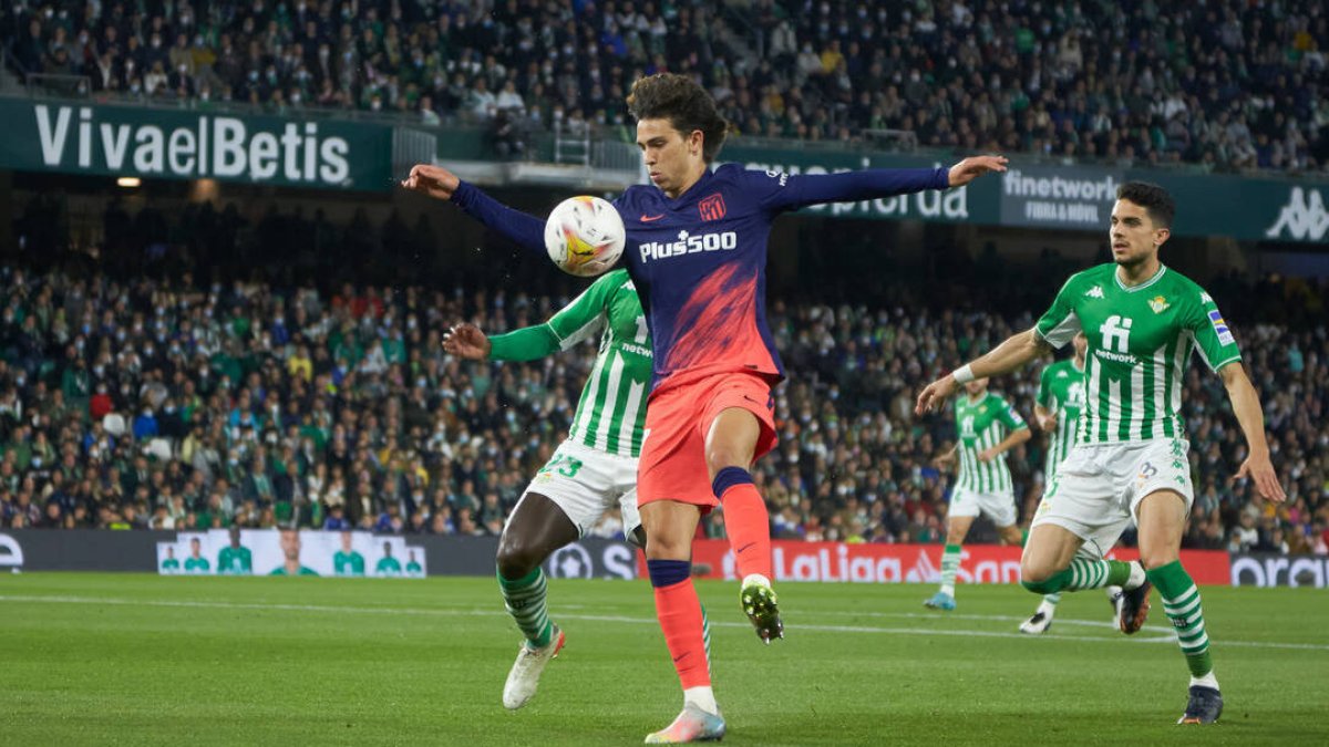 Joao Félix, autor de dos goles en el Betis - Atlético de Madrid