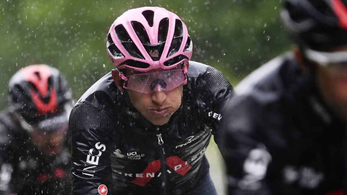 Egan Bernal, durante el último Giro de Italia