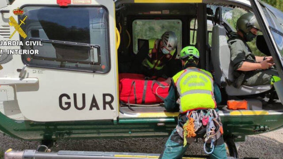 La Guardia Civil rescata al hombre que había abandonado la residencia