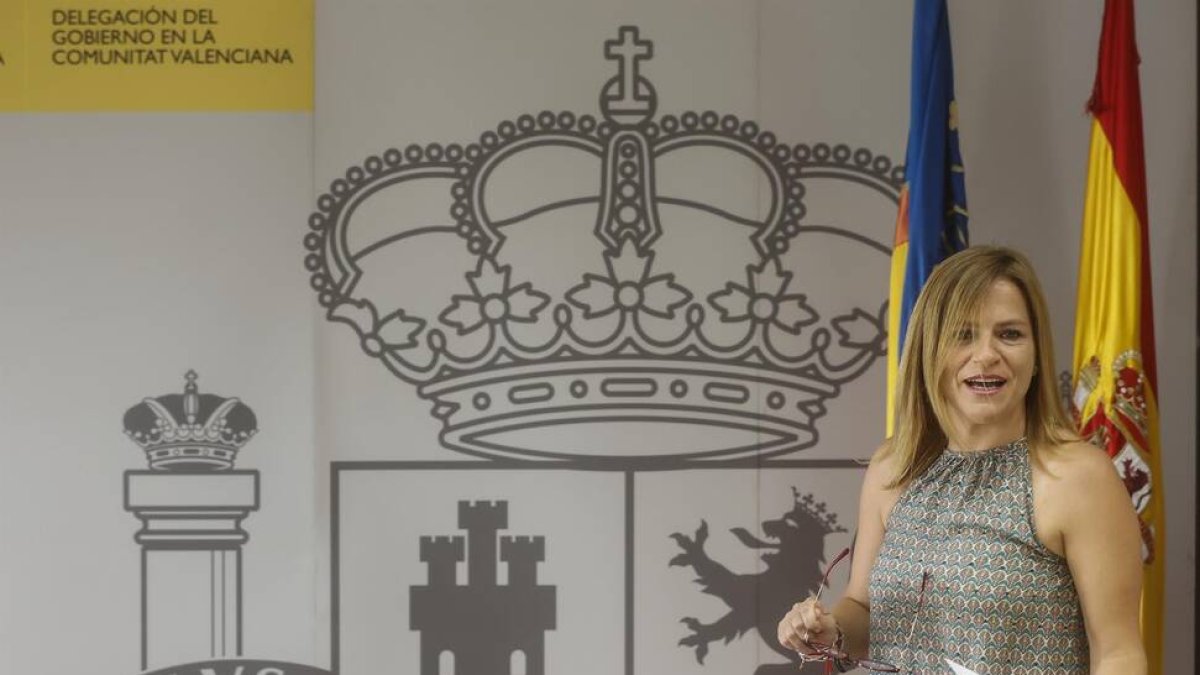 La delegada del Gobierno en la Comunidad Valenciana, Pilar Bernabé.