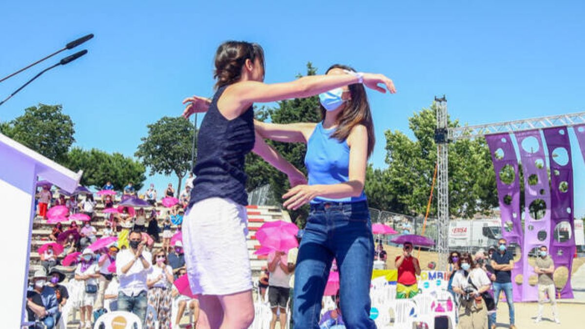 Irene Montero e Ione Belarra en junio