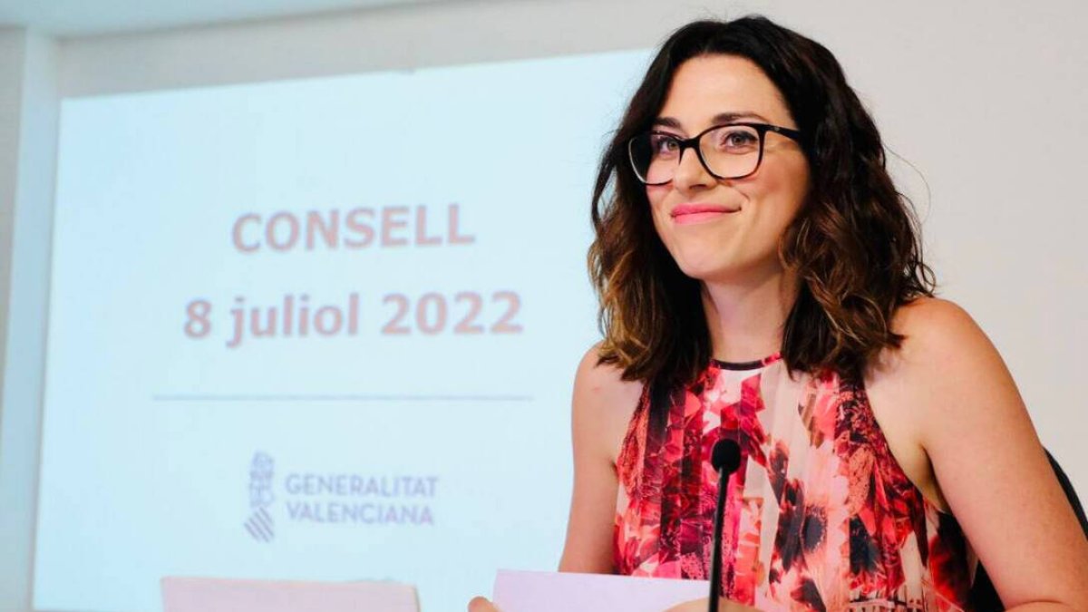 La vicepresidenta de la Generalitat, Aitana Mas