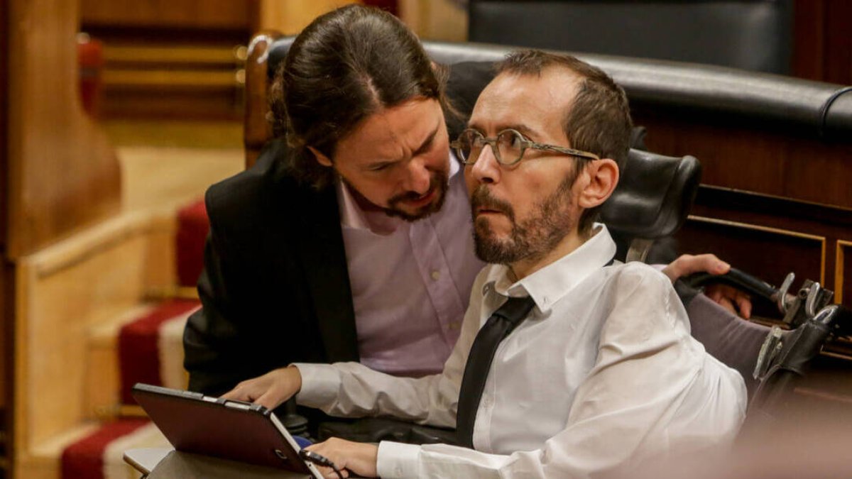 Pablo Iglesias y Pablo Echenique en una imagen de archivo