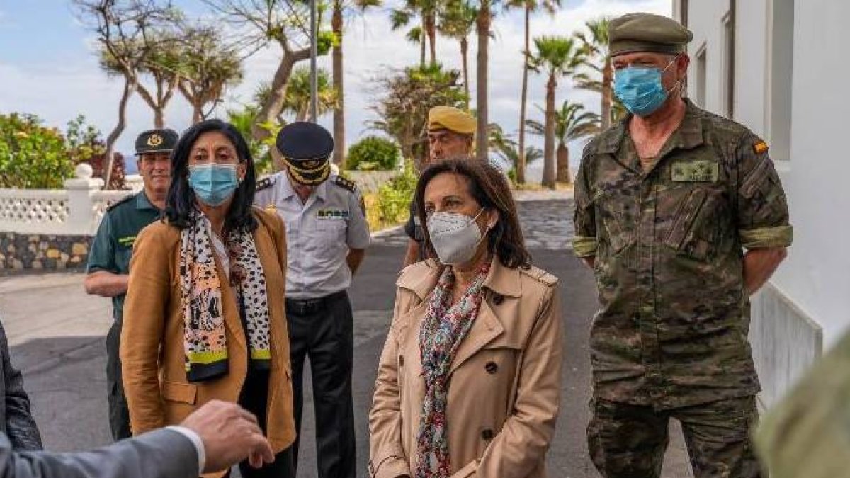 Robles, este jueves en La Palma.
