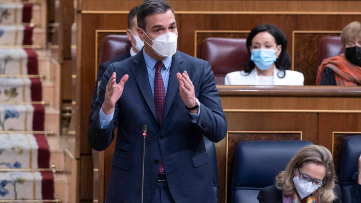 El presidente del Gobierno, Pedro Sánchez