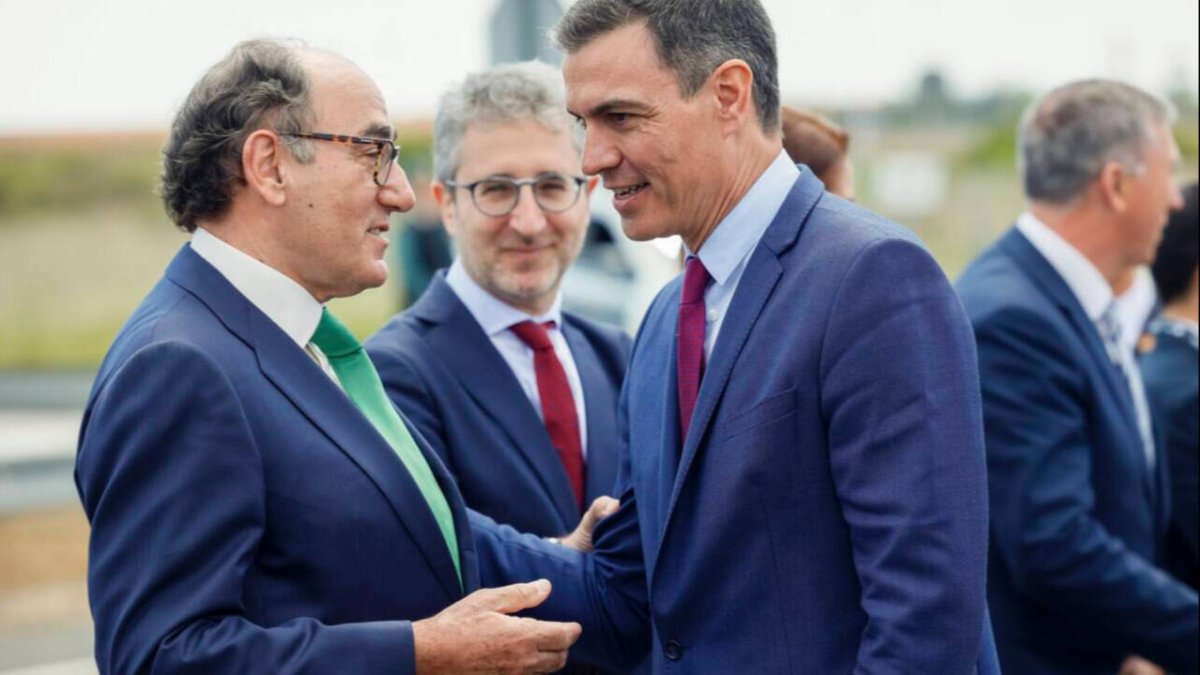 Ignacio Galán y Pedro Sánchez