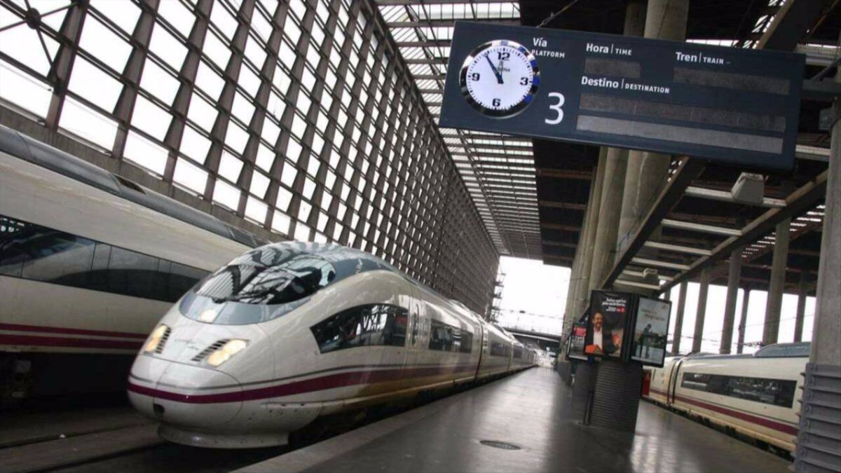 Tren AVE en Atocha