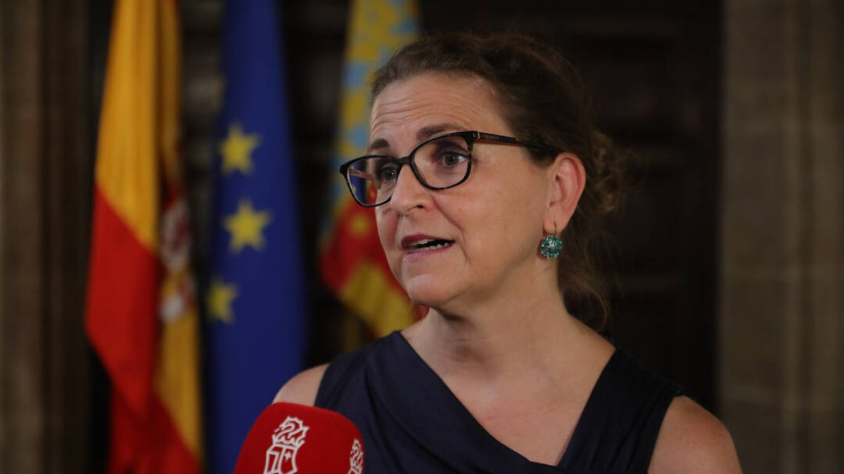 La secretaria autonómica de Cohesión Territorial y Políticas contra el Despoblamiento, Elena Cebrián.