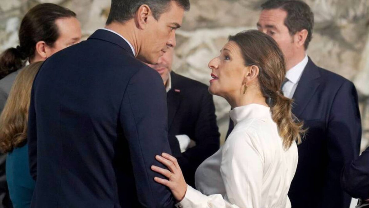 Pedro Sánchez y Yolanda Díaz