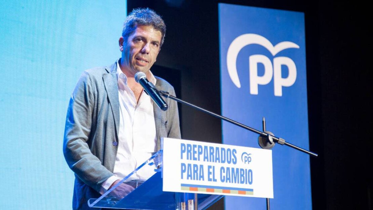 Carlos Mazón, presidente del PPCV.