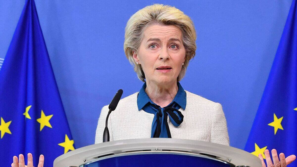 La presidenta de la Comisión Europea, Ursula von der Leyen.