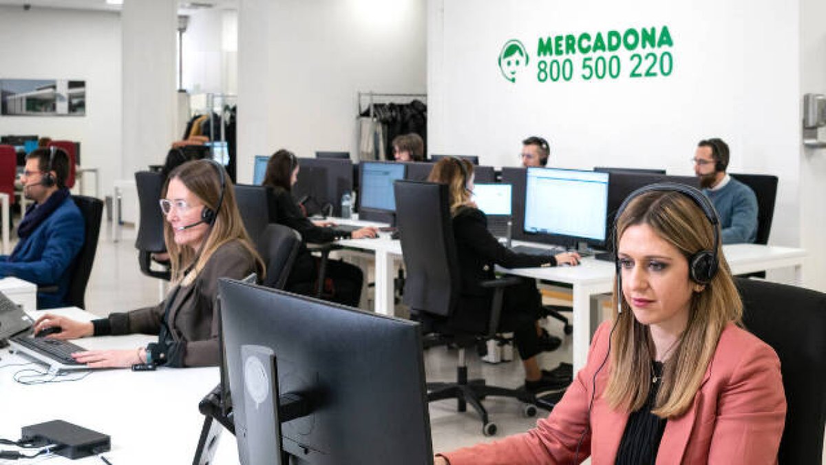 Equipo de Atención al Client de Mercadona.