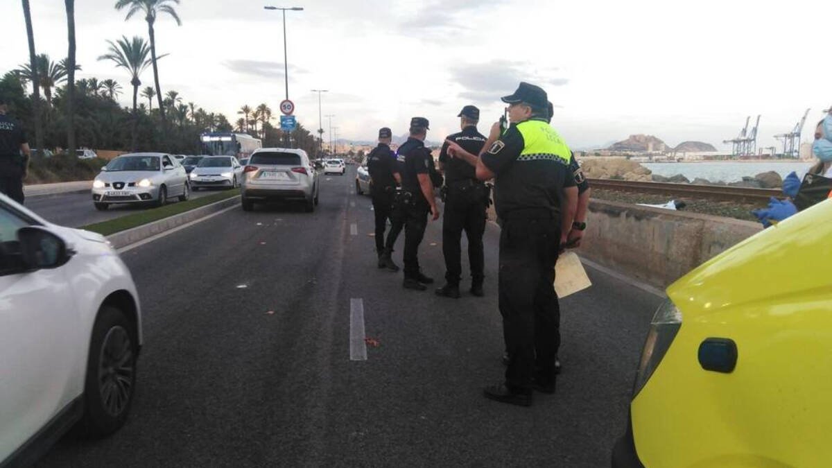 Muere un hombre atropellado por un tren cuando iba a pescar en Alicante