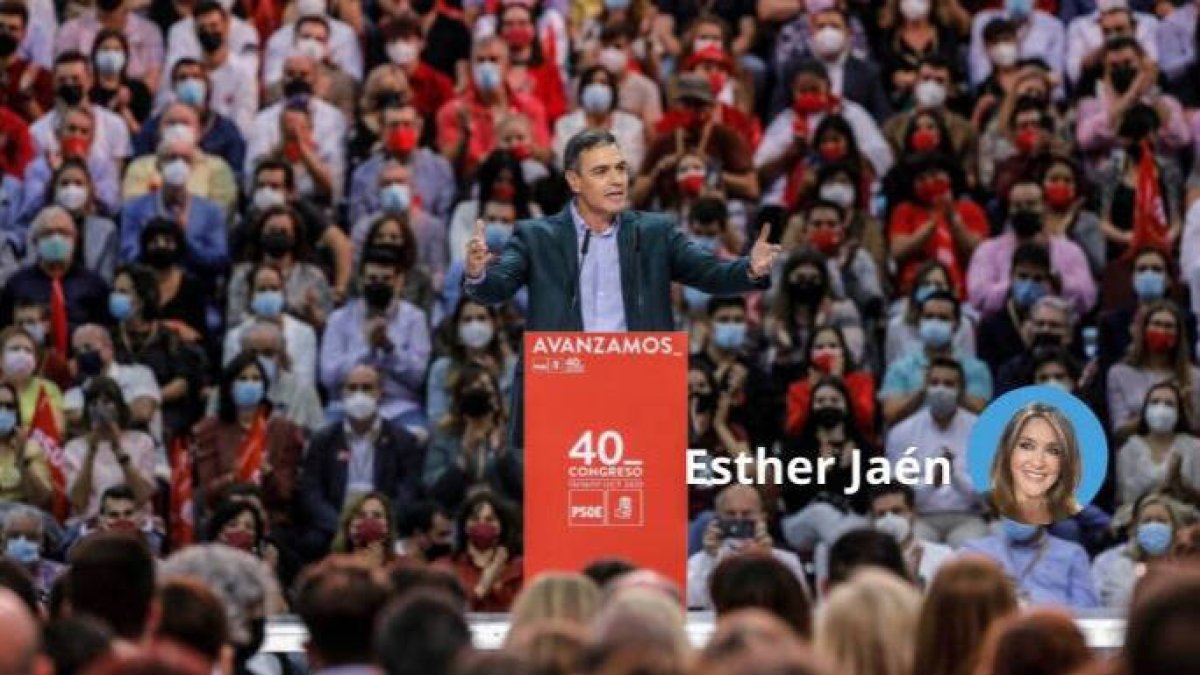 Pedro Sánchez, en su discurso final en el Congreso de Valencia