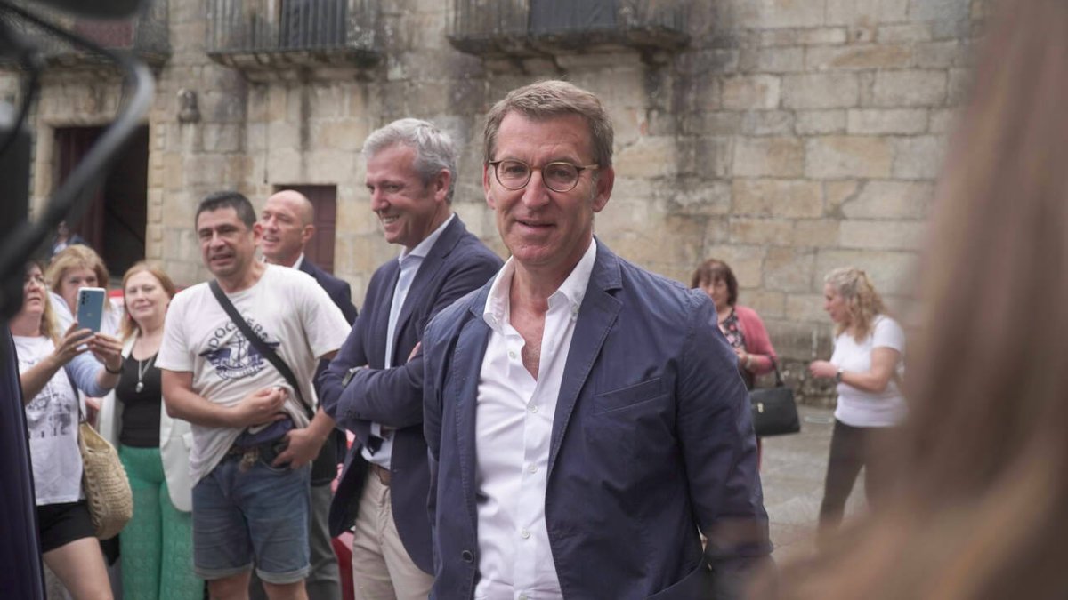 El líder del PP, Alberto Núñez Feijóo.
