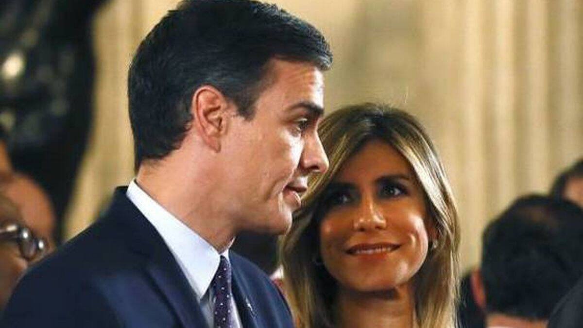 Pedro Sánchez y su mujer, Begoña Gómez.
