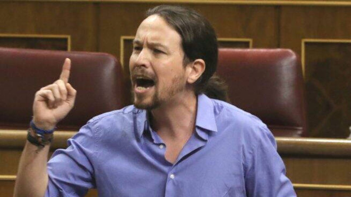 Pablo Iglesias en el Congreso de los Diputados