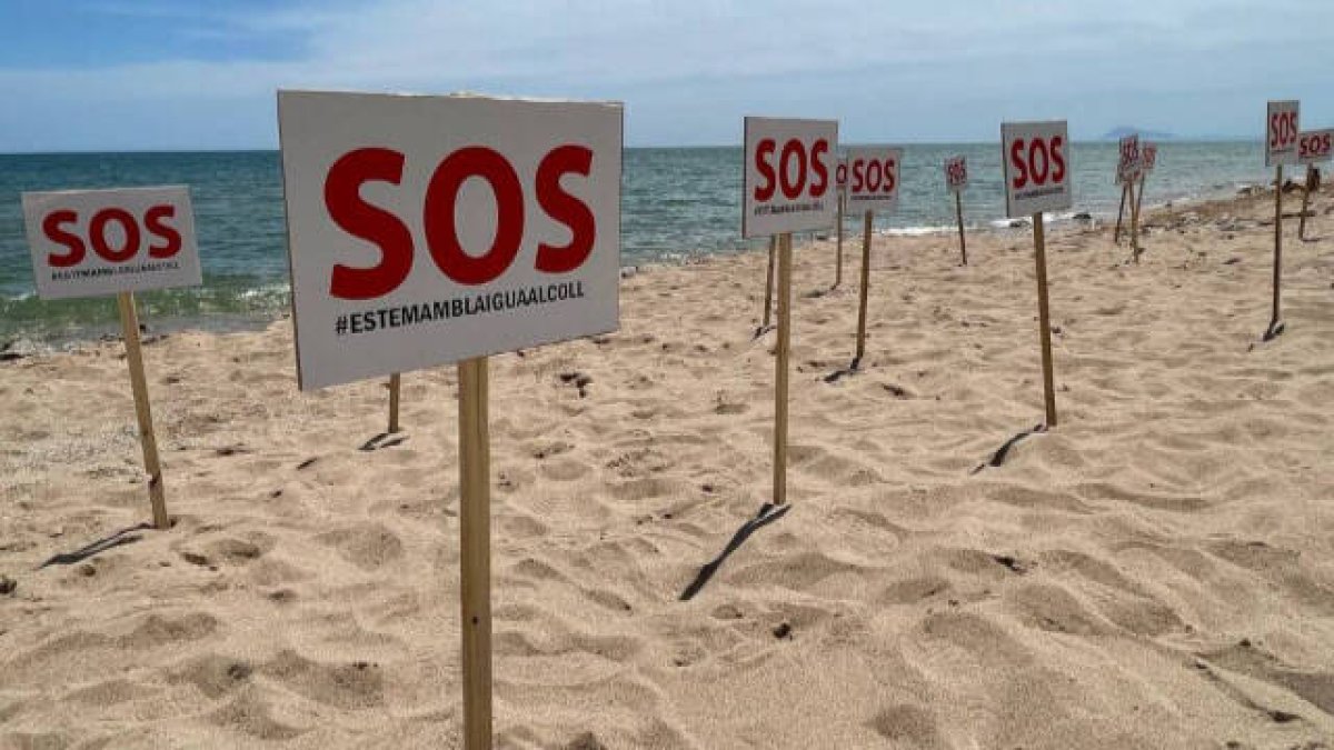 Tavernes de la Valldigna clama: ¡SOS! Estamos con el agua al cuello