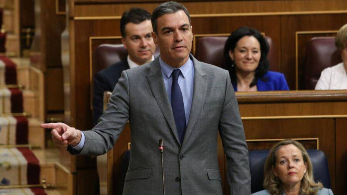 El presidente del Gobierno, Pedro Sánchez