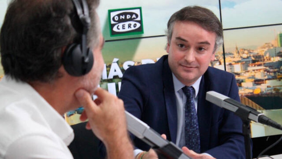 Iván Redondo durante su entrevista con Carlos Alsina en Onda Cero