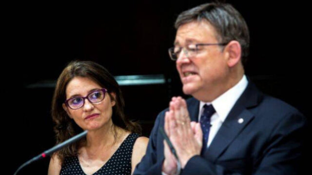 Mónica Oltra y Ximo Puig