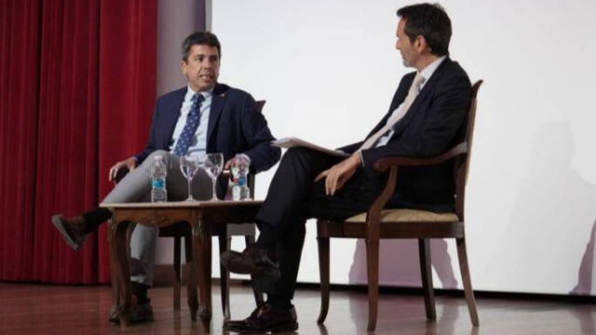 Carlos Mazón en el Ateneo de Valencia