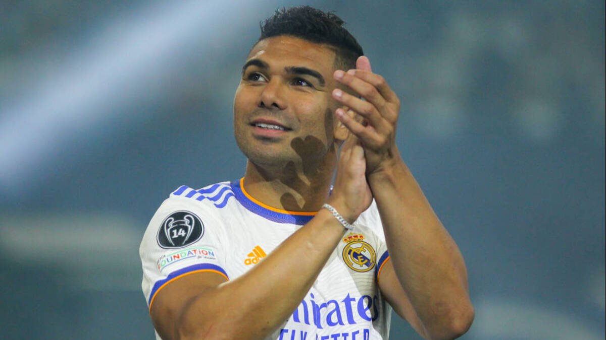 Casemiro, en un partido reciente con el Real Madrid.