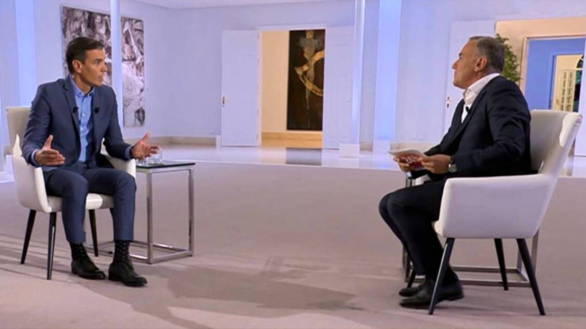 Pedro Sánchez y Xabier Fortes