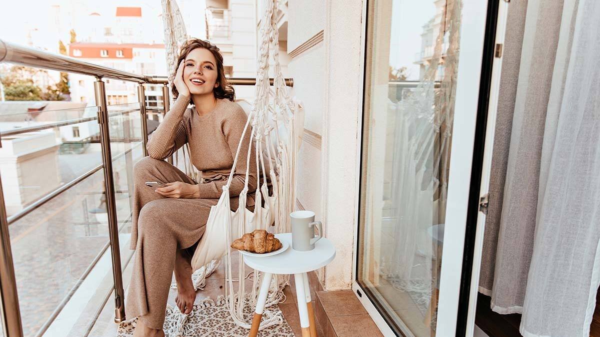 Decoración de las terrazas pequeñas.