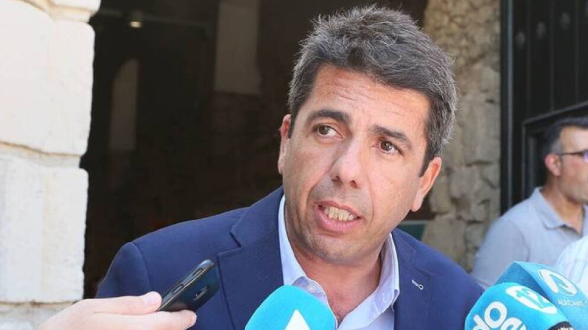 Carlos Mazón, presidente del PPCV.