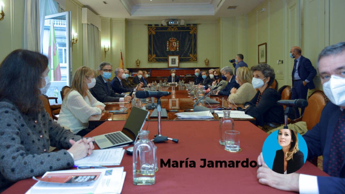 El pleno del CGPJ en una imagen de archivo.