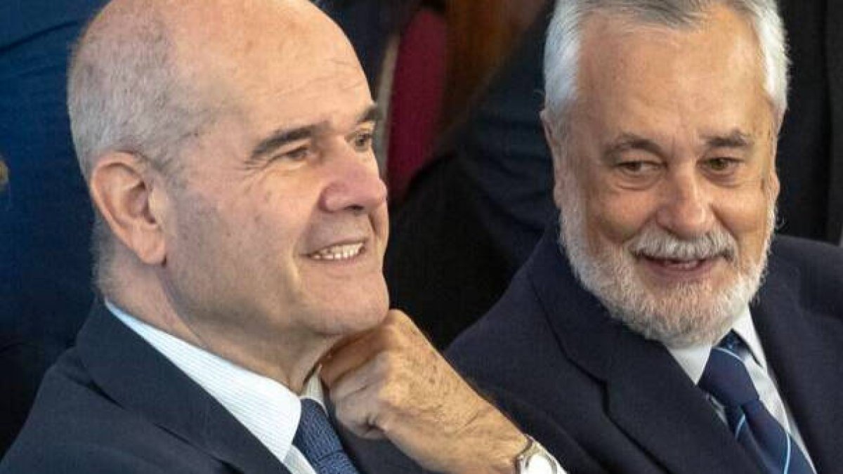 Los expresidentes del PSOE de la Junta de Andalucía, Manuel Chaves y José Antonio Griñán, condenados en el caso de los ERE.