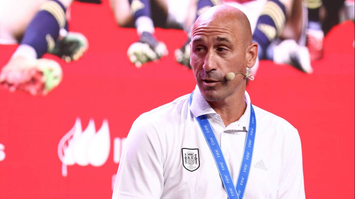 Luis Rubiales, presidente de la Federación Española de Fútbol.