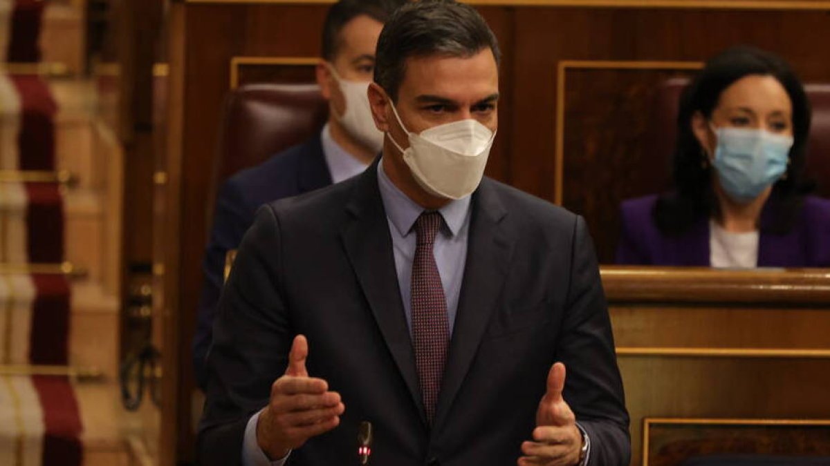 El presidente del Gobierno, Pedro Sánchez