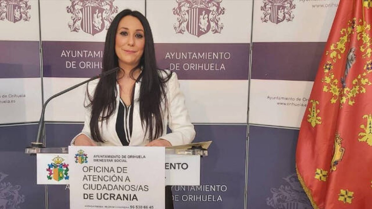 La concejal de Bienestar Social, Almudena Baldó